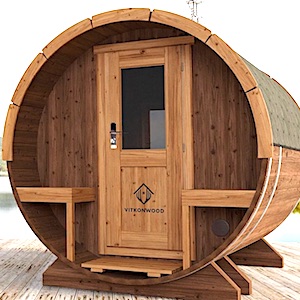 Garten-Fass-Sauna