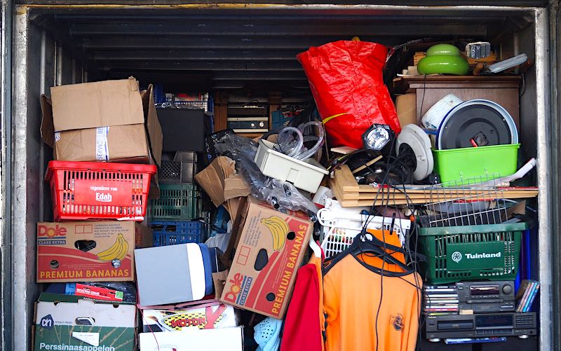 Garagenlager mit Hausrat - so sollten Sie nicht lagern